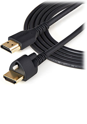 HDMI Cable with Locking Screw, 1m