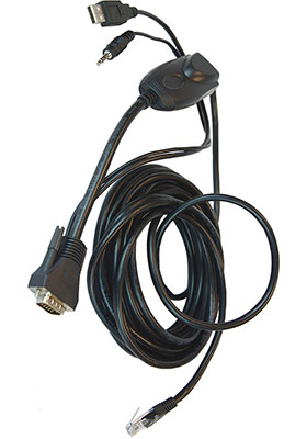 VGA KVM Combo Cable for MasterConsole Digital, 15m