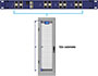 Image 4 of 6 - A maximum of 12 swing-handle locks can be connected to a single SPX+ monitoring appliance.