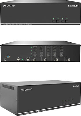 4 Port KVM (Black), HDMI Video Switch