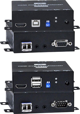 XTENDEX 4K 18Gbps HDMI Extender via Fiber