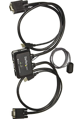 StarTech.com Commutateur KVM HDMI USB 2 ports avec audio et