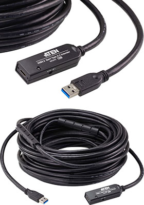 20 M USB 3.2 Gen1 Extender Cable - UE332C, ATEN Extenders