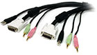 USB/DVI/Audio KVM Cable, 10-feet