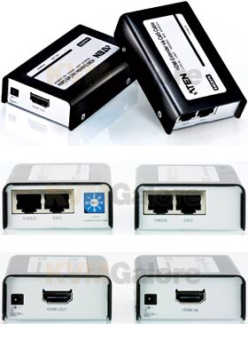 HDMI/USB Cat 5 Extender (1080p@40m) - VE803, ATEN Video Extenders